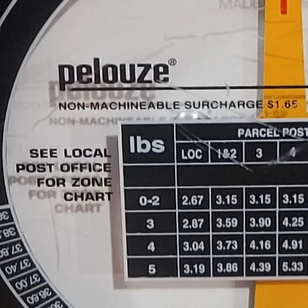 Vintage 1999 Used Pelouze Model Y5 5lb Postal Scale